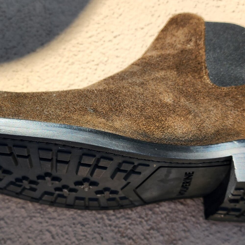 Wolverine BLVD Suede Chelsea Boots - Men's 11 D - Olive Color